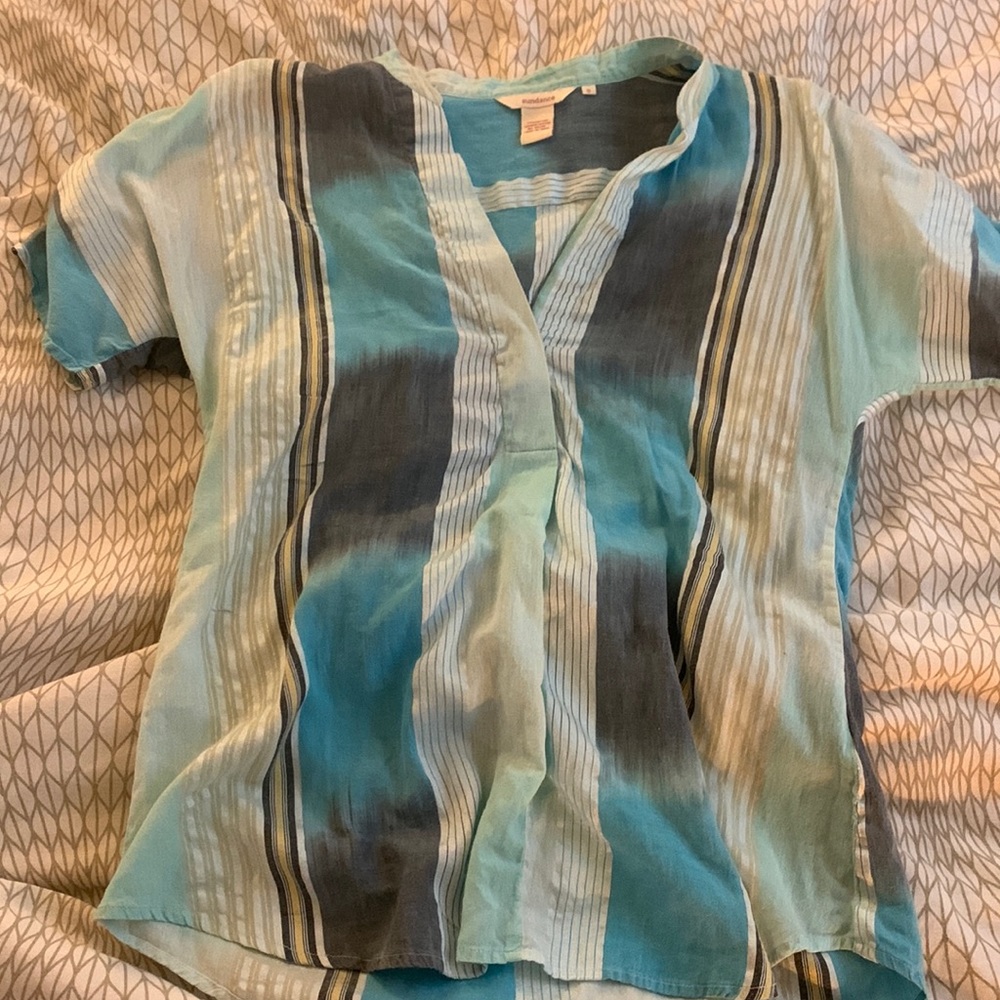 Blue beach shirt